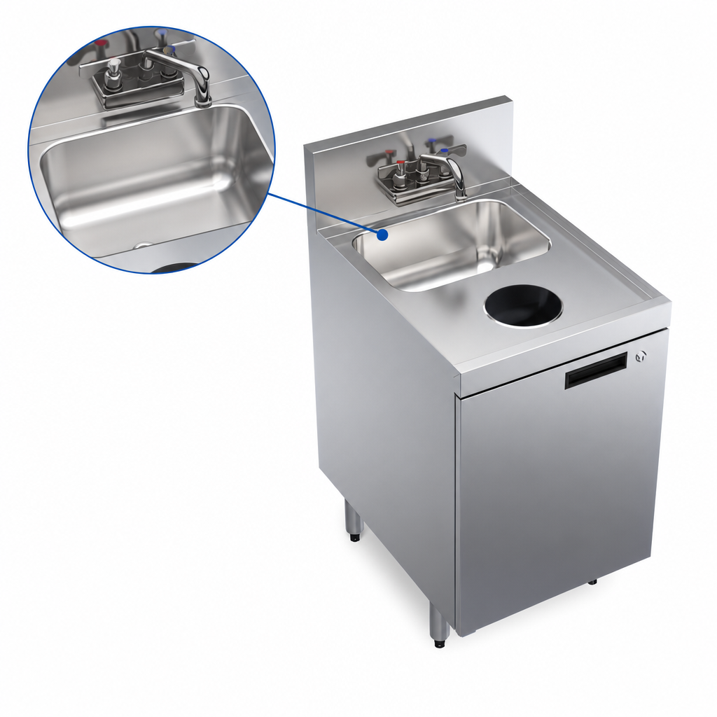 Integrated Sink Bowl