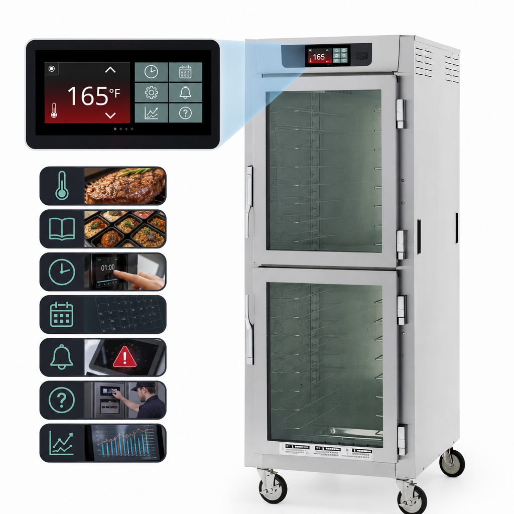 6.8-Inch Touch-Screen Controls