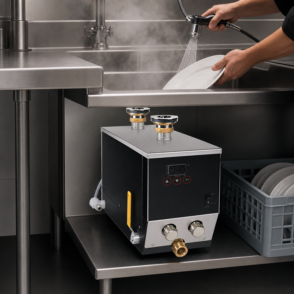 Continuous 180°F Sanitizing Rinse