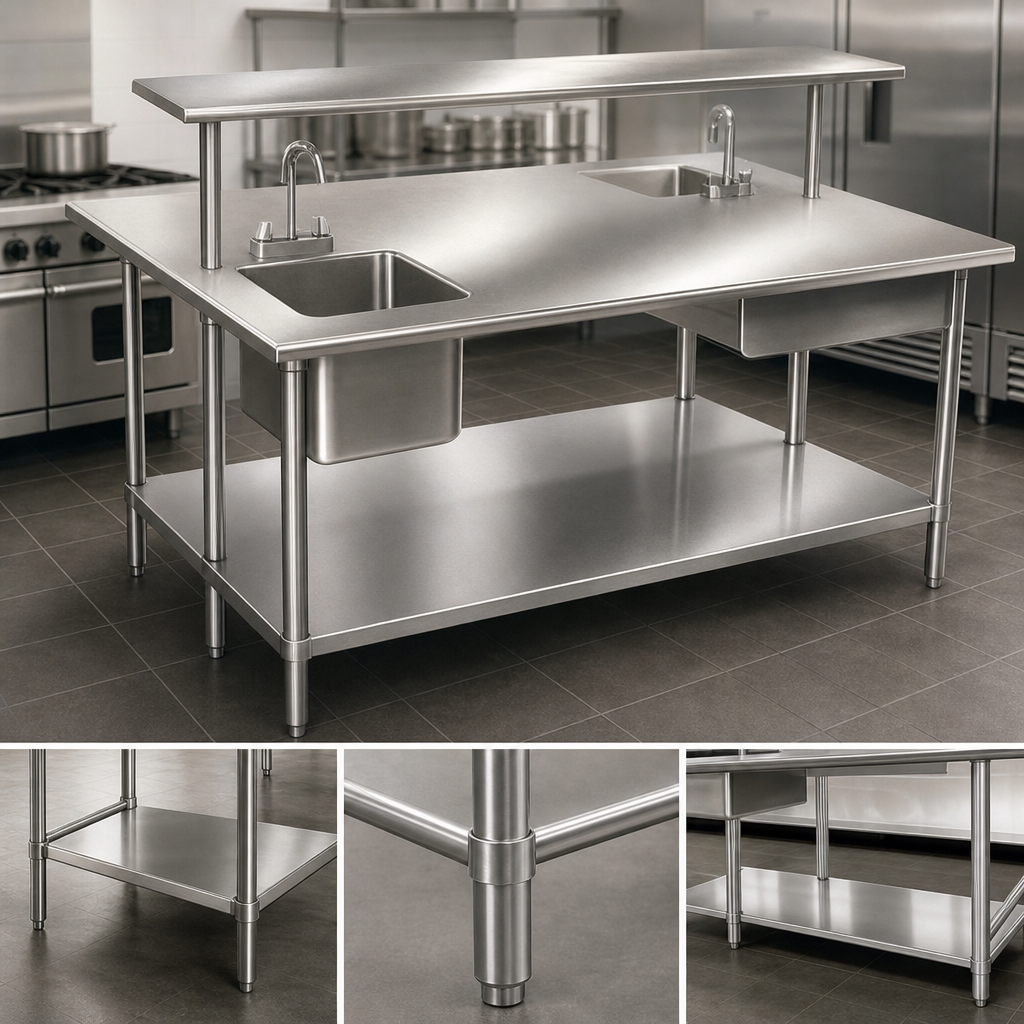 Open Stainless Steel Base