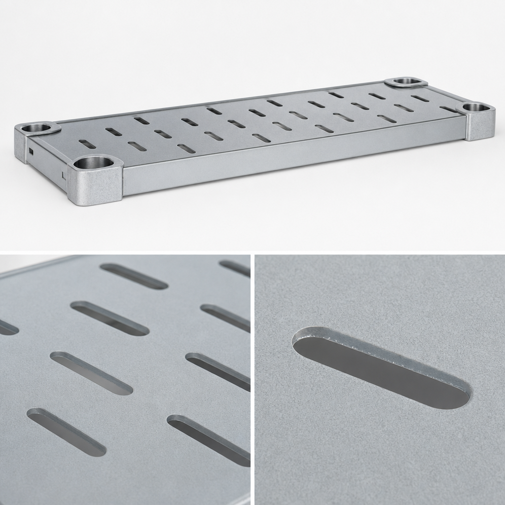 Louvered Shelf Surface