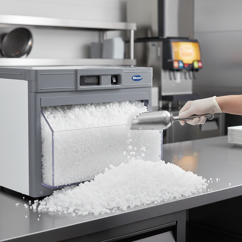 Experience high-volume Chewblet ice production with this powerful machine, delivering an impressive 1466 lbs of ice daily.