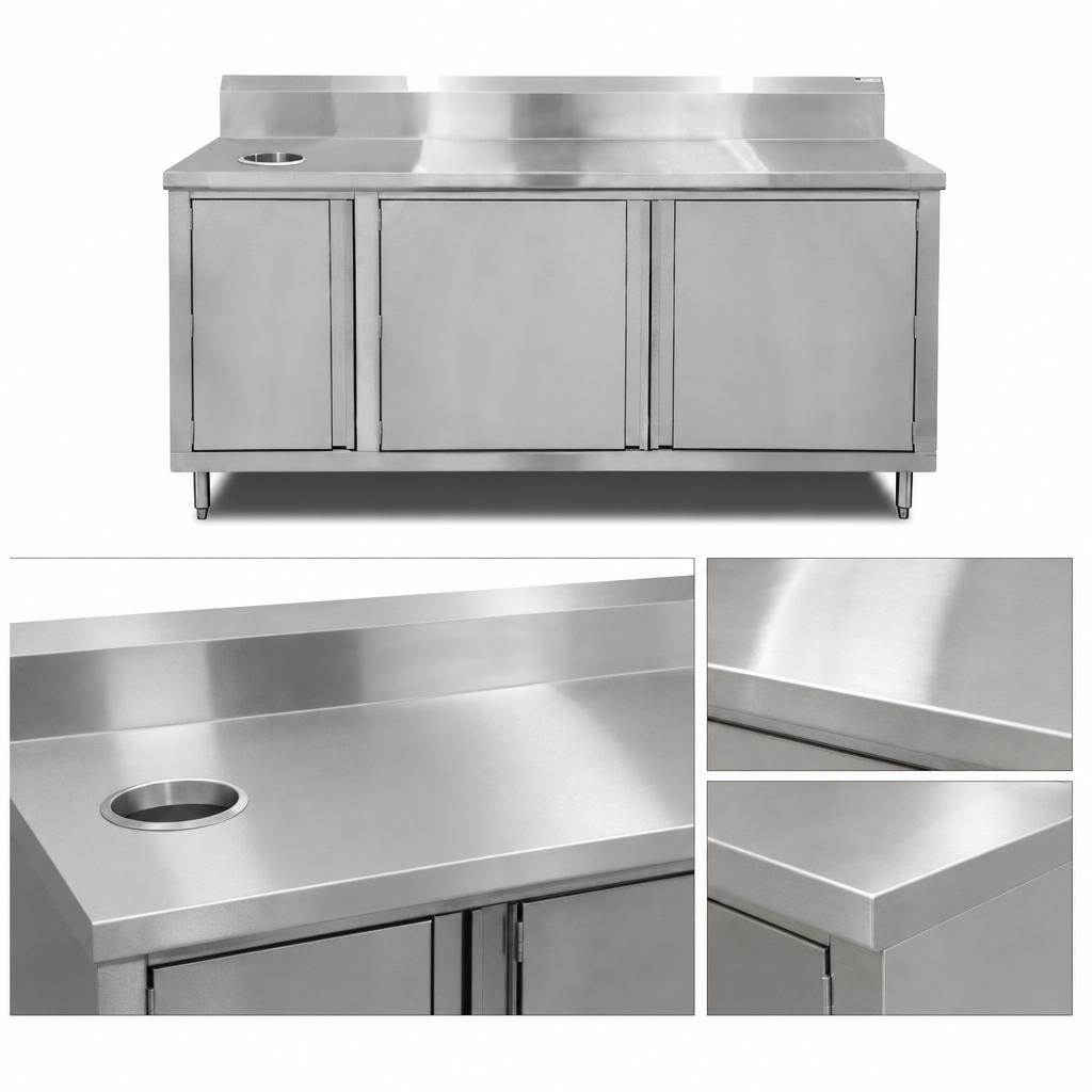 14-Gauge Type 300 Stainless Steel Top