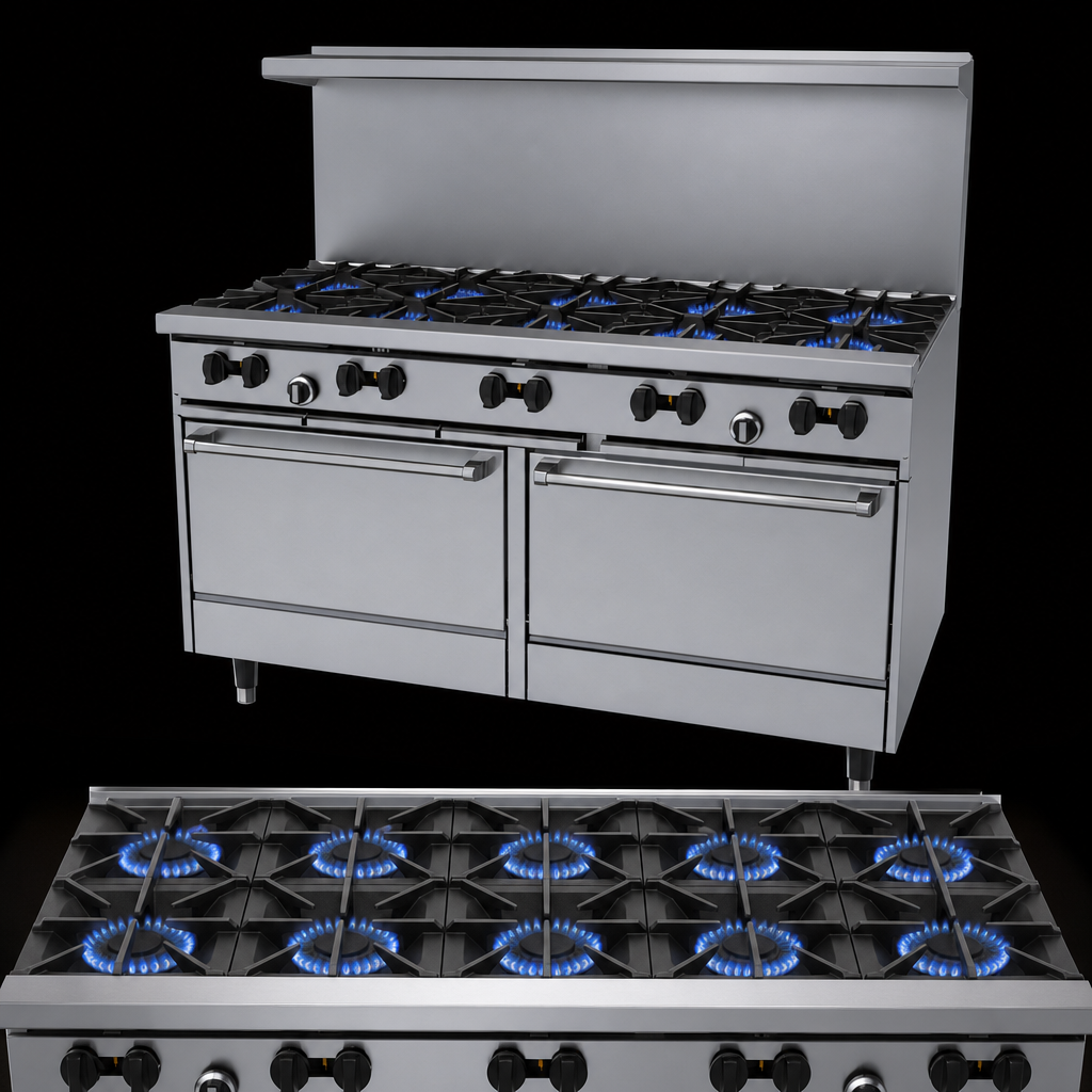 10 Open Burners