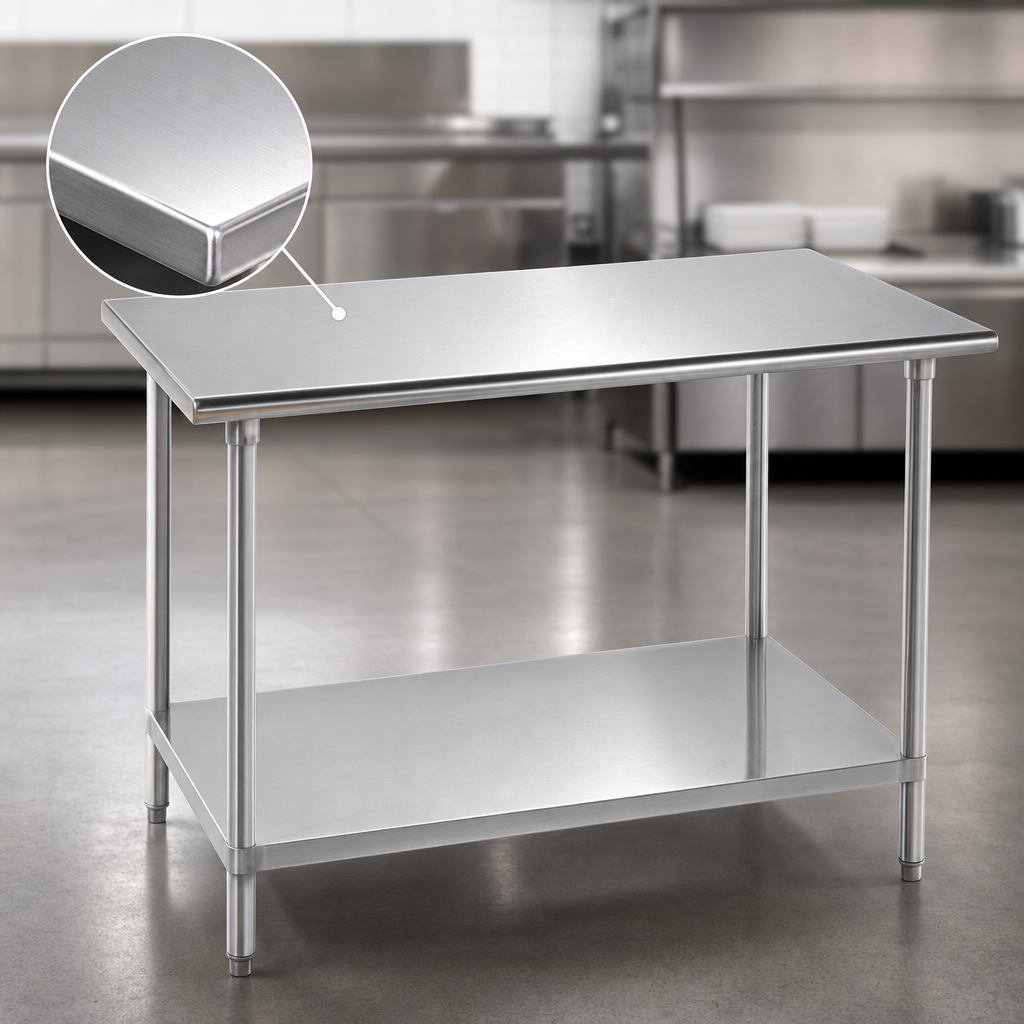 16-Gauge 430 Stainless Steel Top