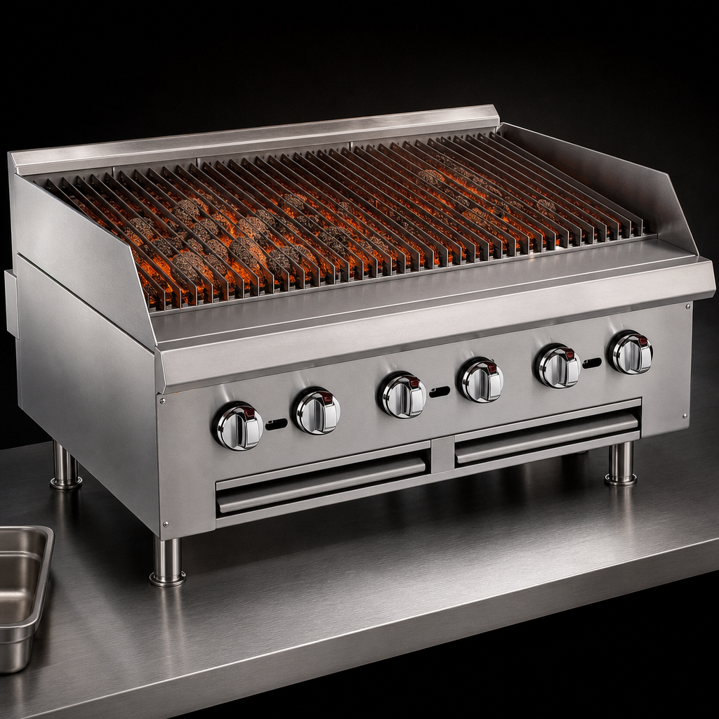 Lava Rock Briquette Heating