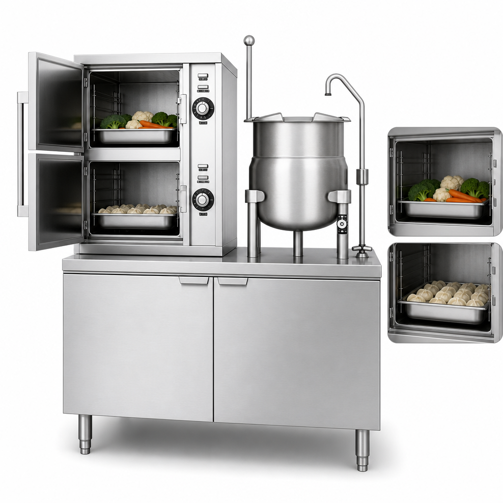 Two Compartment Steamer