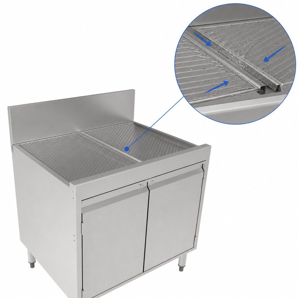 Pitched Drainboard Top