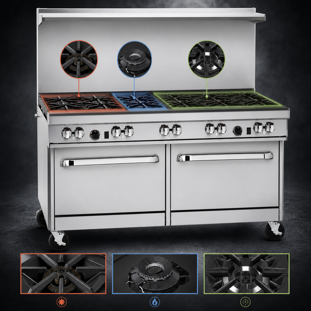 Mixed Burner Layout